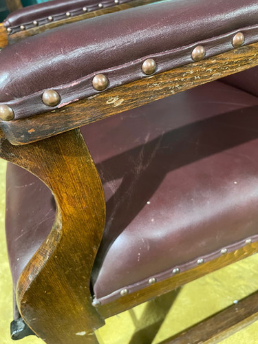Vintage Medical Examination Armchair With Adjustable Foot Rest