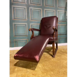 Vintage Medical Examination Armchair With Adjustable Foot Rest