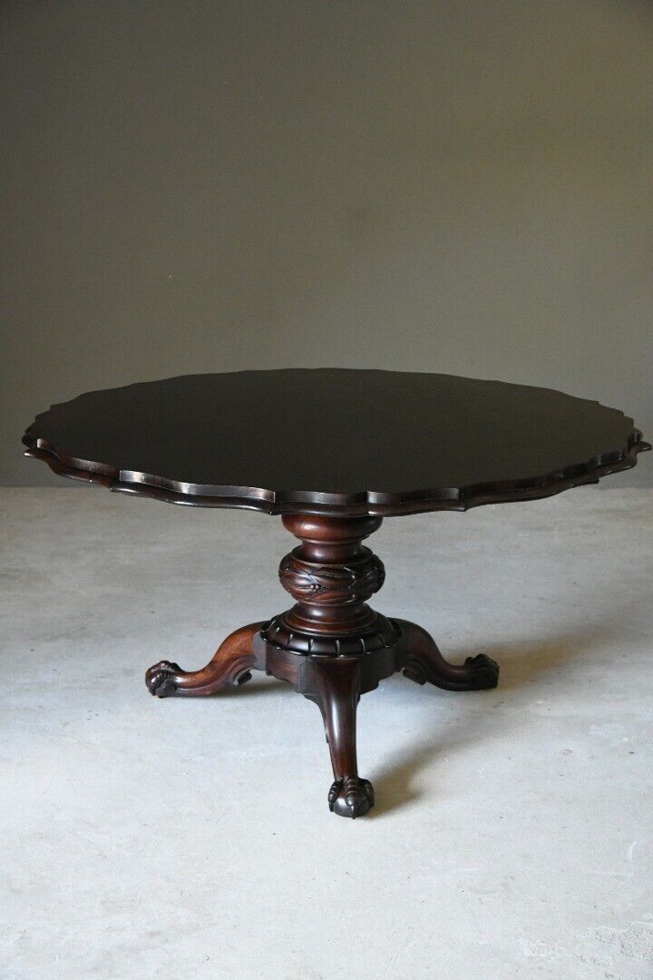 William IV Antique Rosewood Tilt Top Dining Table