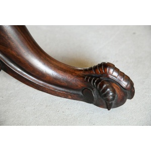 William IV Antique Rosewood Tilt Top Dining Table
