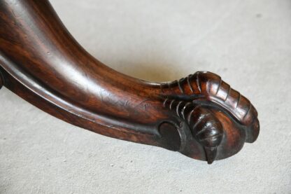 William IV Antique Rosewood Tilt Top Dining Table - Image 11