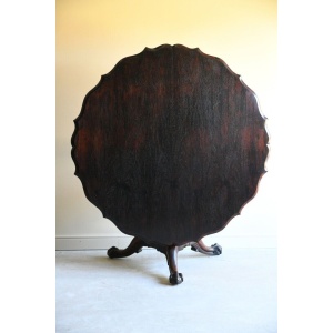 William IV Antique Rosewood Tilt Top Dining Table