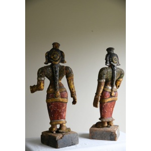 Pair Indian Temple Figures