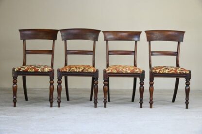 Set 4 Bar Back Mahogany Chairs - Image 12