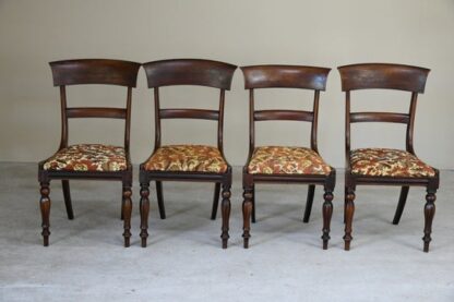 Set 4 Bar Back Mahogany Chairs - Image 5