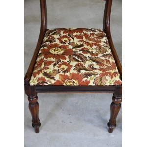 Set 4 Bar Back Mahogany Chairs