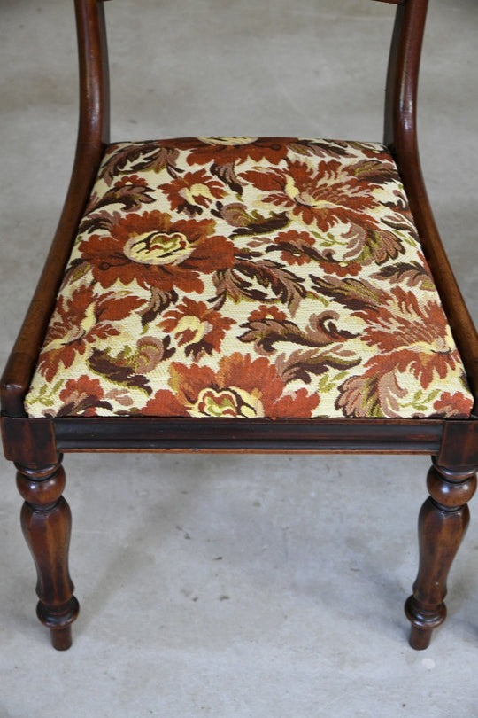 Set 4 Bar Back Mahogany Chairs