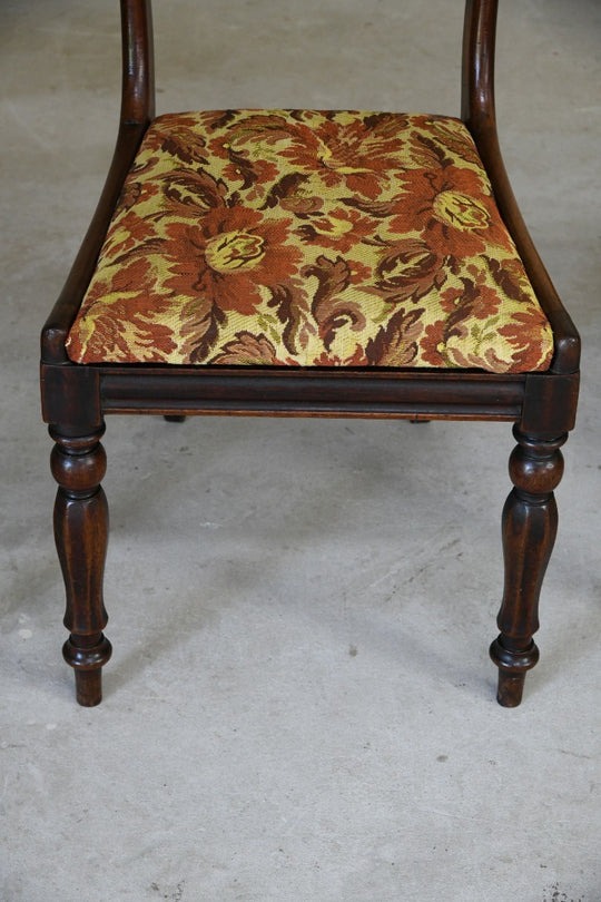 Set 4 Bar Back Mahogany Chairs