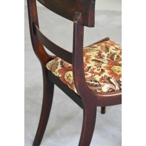 Set 4 Bar Back Mahogany Chairs