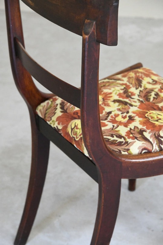Set 4 Bar Back Mahogany Chairs
