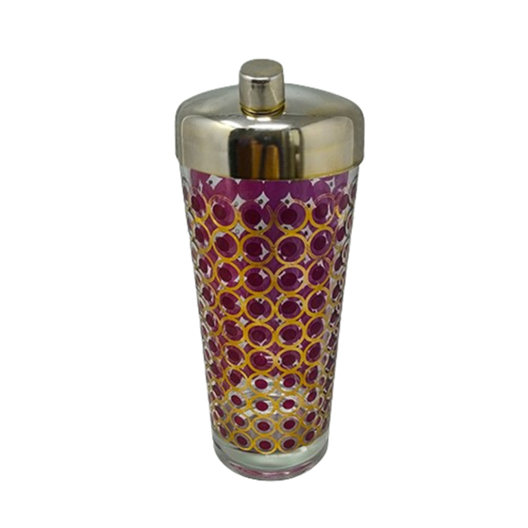 1960s Gorgeous American Cocktail Shaker. Made in U.S.A.