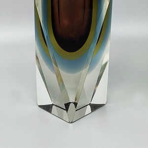 1960s Astonishing Vase in Murano Glass By Flavio Poli for Seguso. Made in Italy