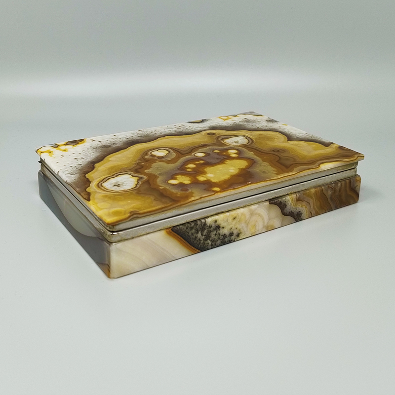 1960s Astonishing Box in Onyx. Made in Italy