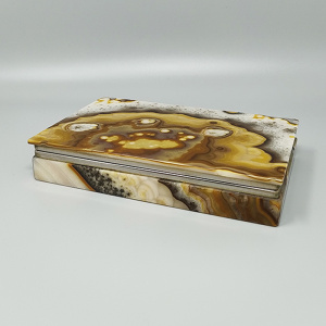 1960s Astonishing Box in Onyx. Made in Italy