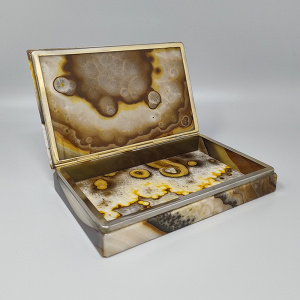 1960s Astonishing Box in Onyx. Made in Italy