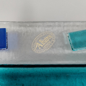 1970s Astonishing Tray By Albatros in Murano Glass. Made in Italy