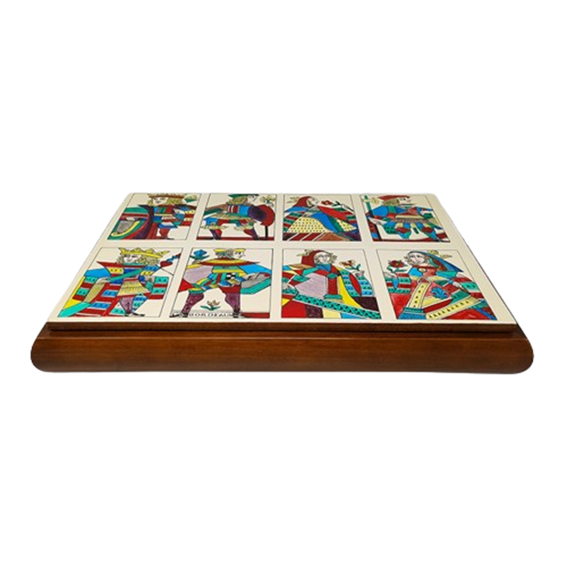1960s Original Gorgeous Playing Cards Box by Piero Fornasetti in Excellent condition. Made in Italy