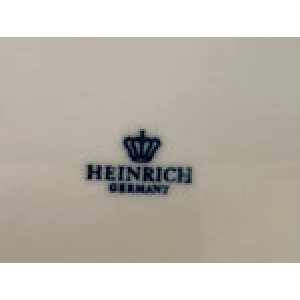 1970s German Heinrich Ceramic Op Art Porcelain Vase