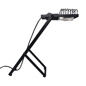 1970s Gorgeous Black Table Lamp "Sintesi" by Ernesto Gismondi for Artemide. Made in Italy