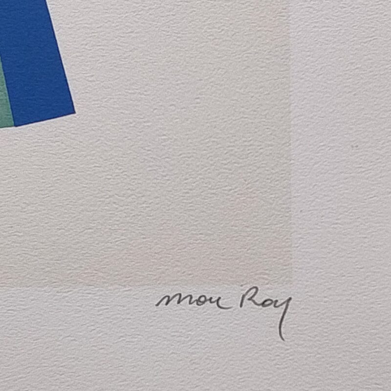 1970s Original Stunning Man Ray "Mime" Limited Edition Lithograph