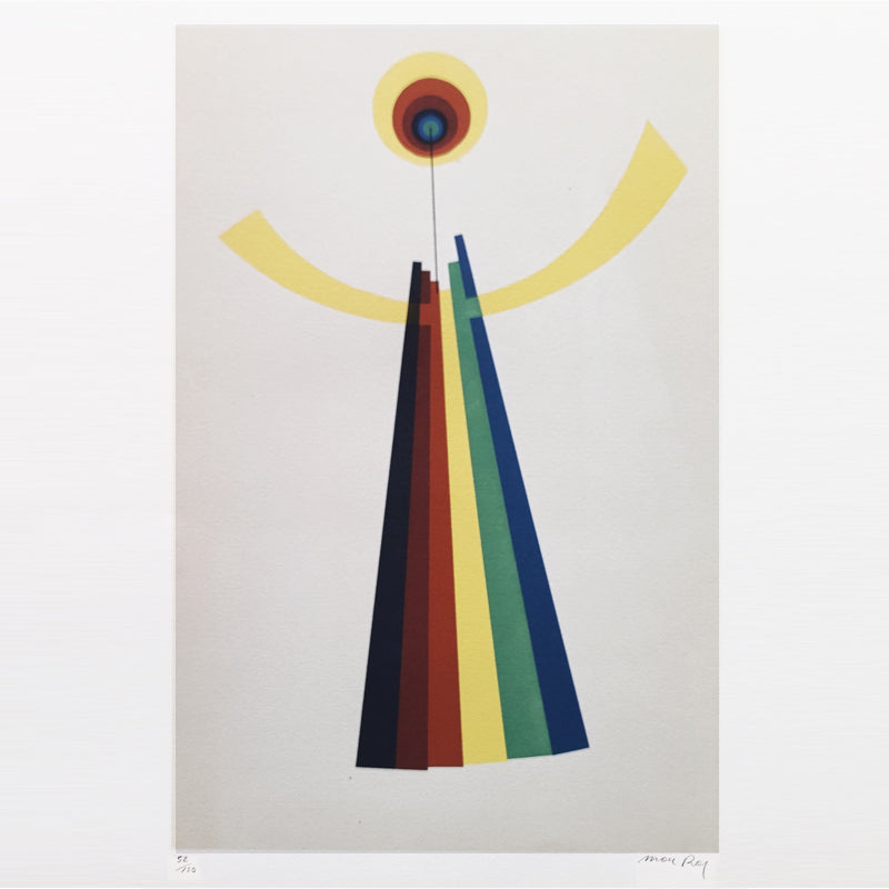 1970s Original Stunning Man Ray "Mime" Limited Edition Lithograph