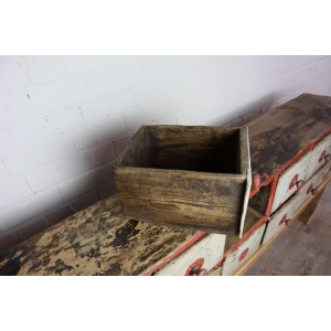 19th Century Workshop Cabinet with 14 Drawers