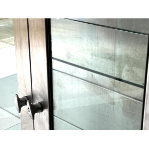 20th Century Stainless Steel & Glass Medical Cabinet