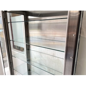 20th Century Stainless Steel & Glass Medical Cabinet