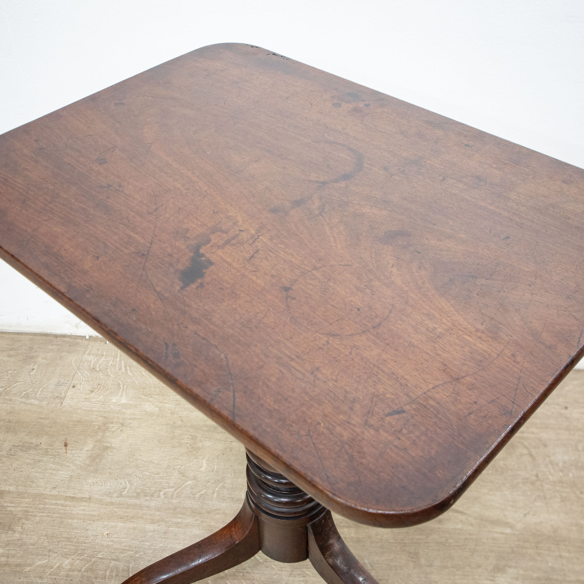 19th Century Mahogany Tilt Top Table