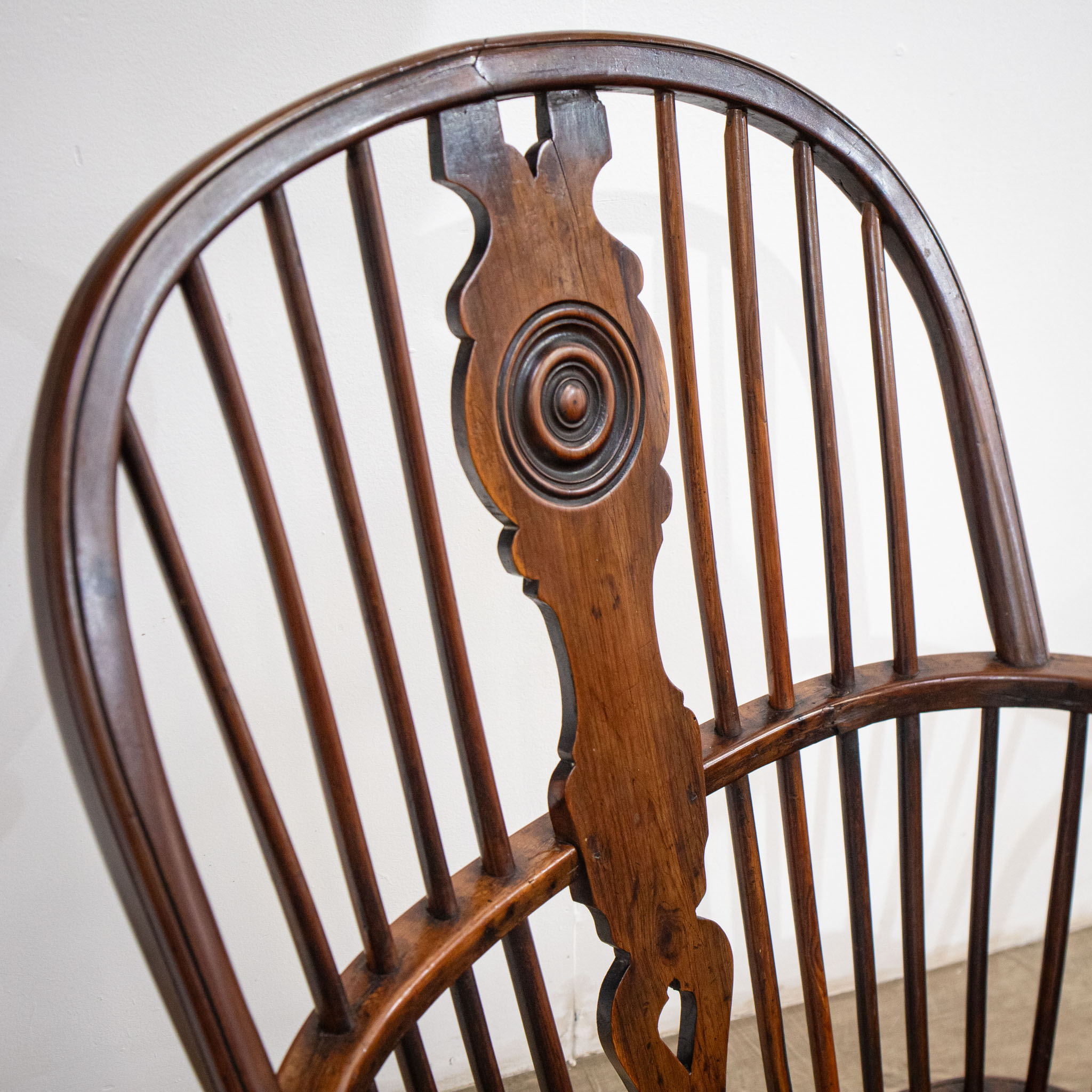 Pair of 19th Century Yew & Elm Windsor Chairs