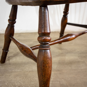 Pair of 19th Century Yew & Elm Windsor Chairs