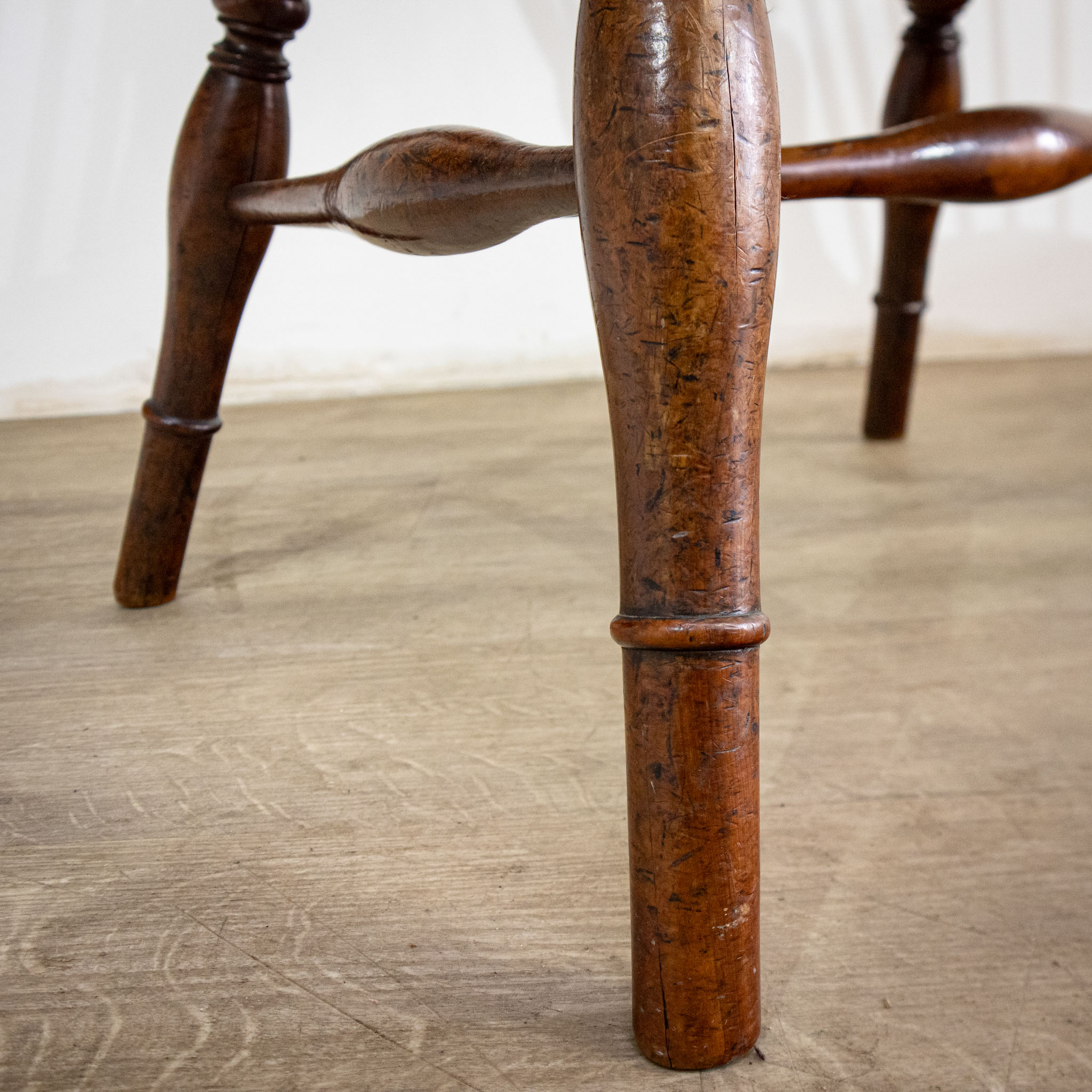 Pair of 19th Century Yew & Elm Windsor Chairs
