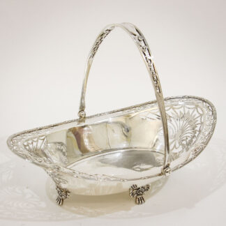 Silver Swing Handled Basket
