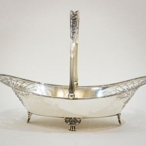 Silver Swing Handled Basket