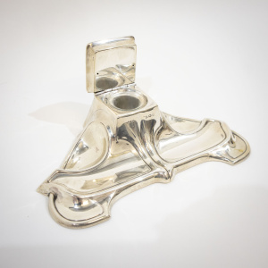 Art Nouveau Silver Inkstand