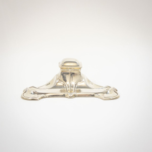 Art Nouveau Silver Inkstand