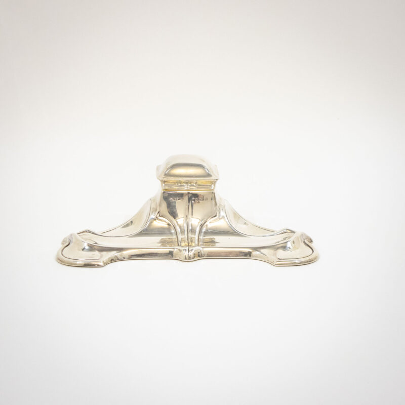 Art Nouveau Silver Inkstand