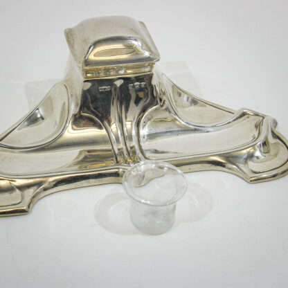 Art Nouveau Silver Inkstand - Image 5