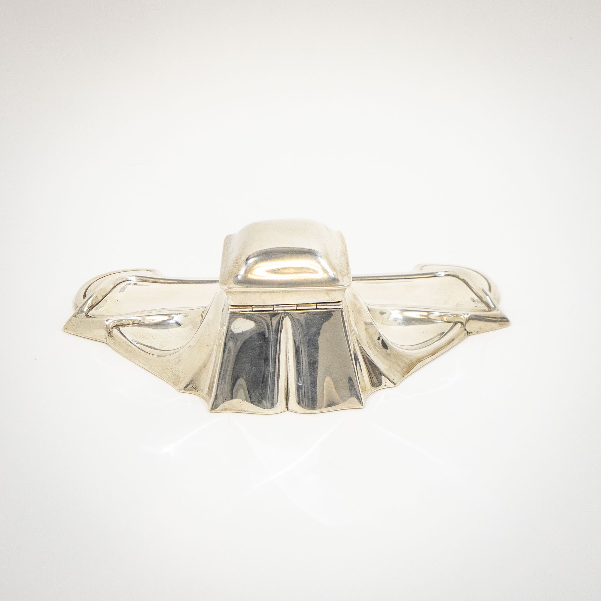 Art Nouveau Silver Inkstand