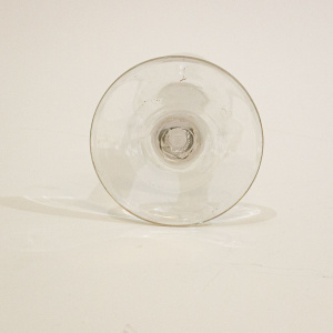 Georgian DSOT Wine Glass with Moulded Bowl