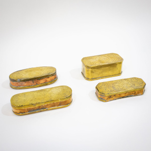 Four Dutch Tobacco Tins