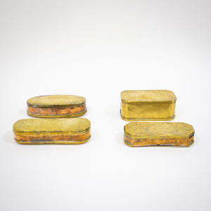 Four Dutch Tobacco Tins
