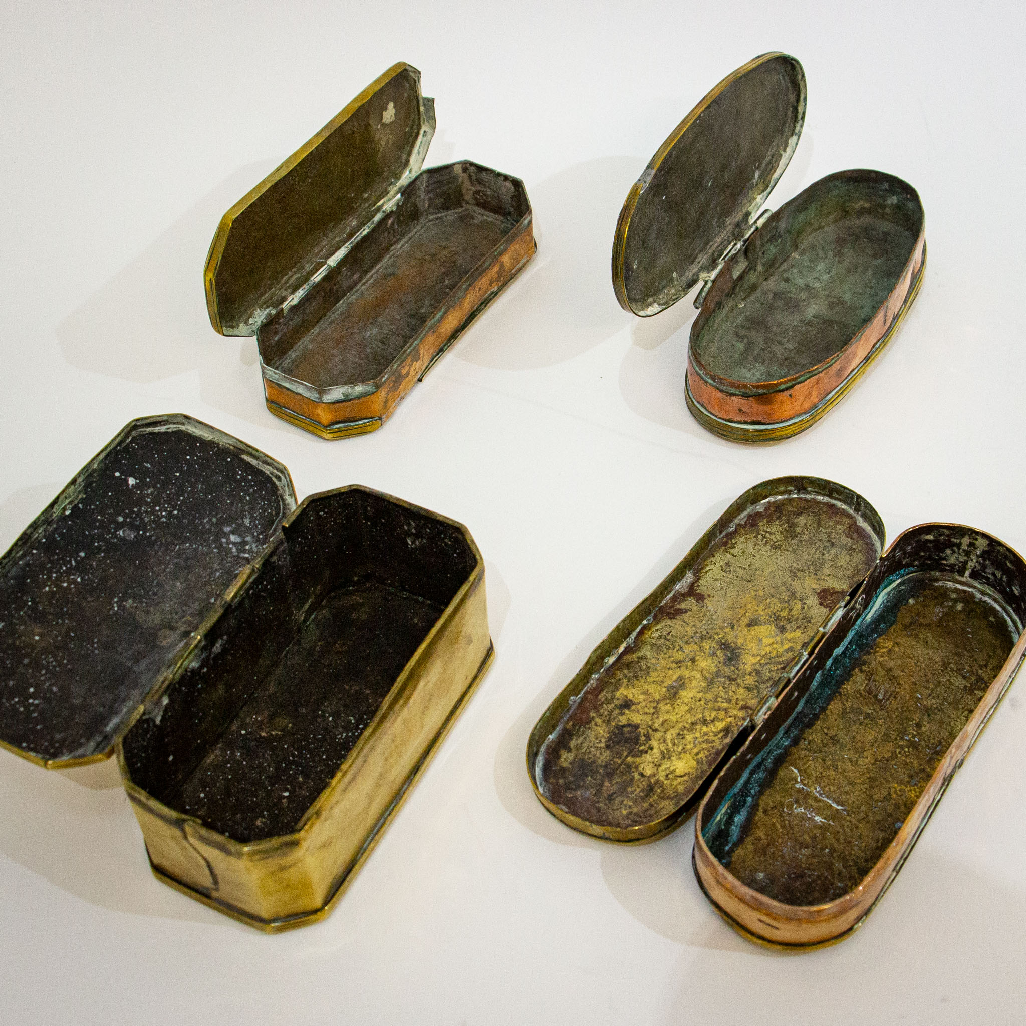 Four Dutch Tobacco Tins