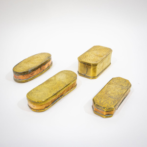 Four Dutch Tobacco Tins