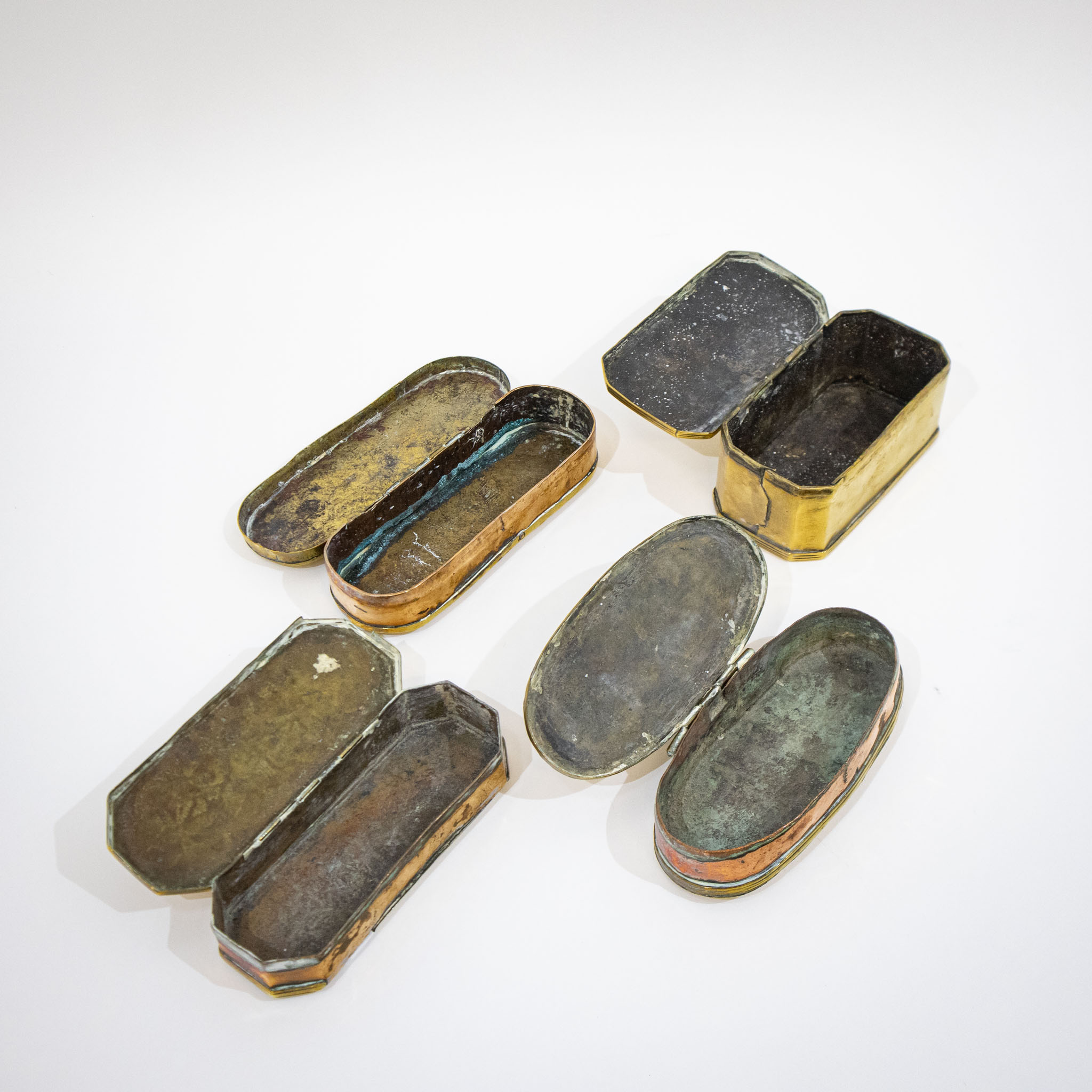 Four Dutch Tobacco Tins