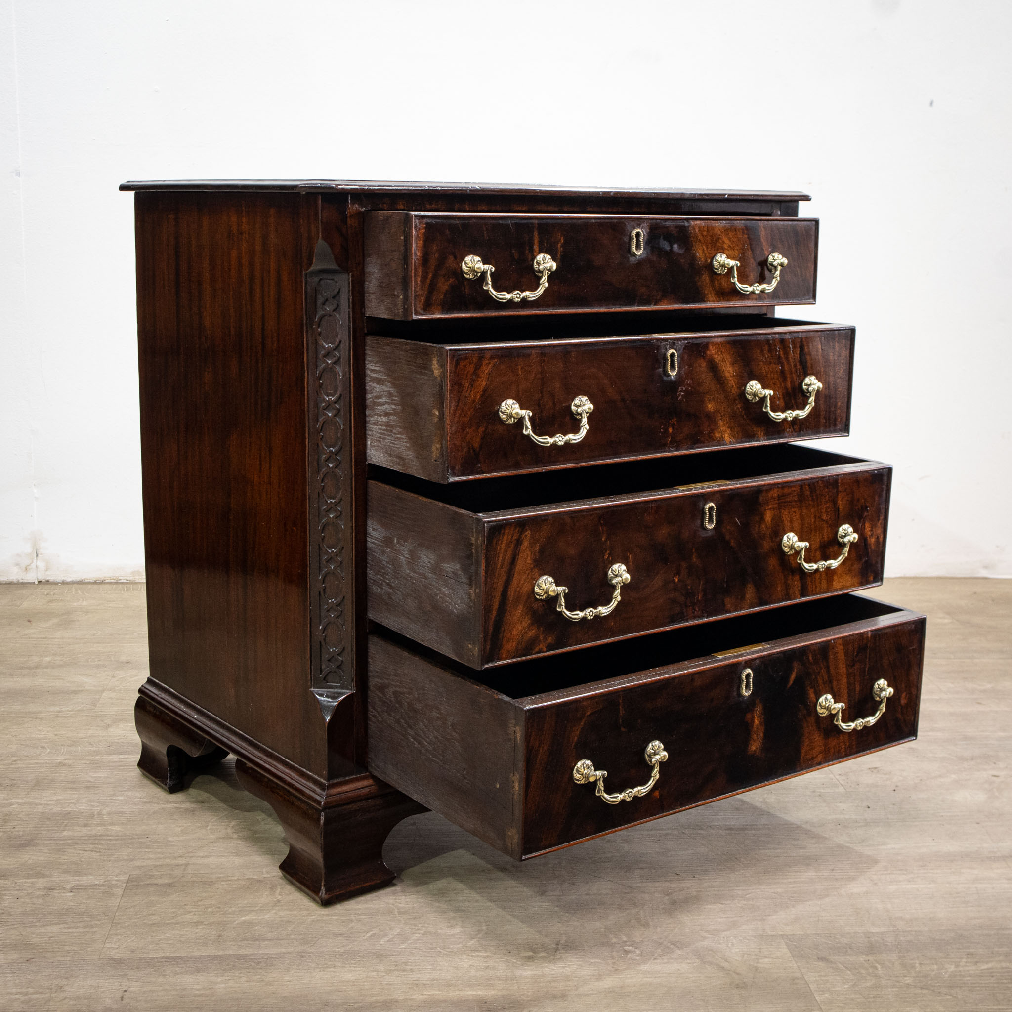 Chippendale Style Mahogany Chest of Drawers