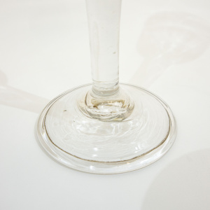 Georgian Glass with a Fluted Ogee Bowl
