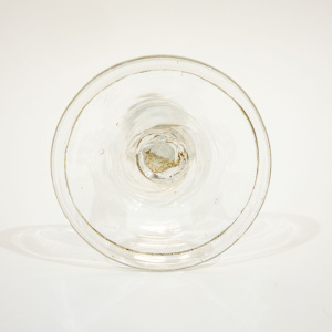 Georgian Glass with a Fluted Ogee Bowl