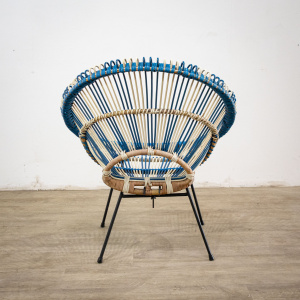 1950s Janine Abraham Basket Weave Chair