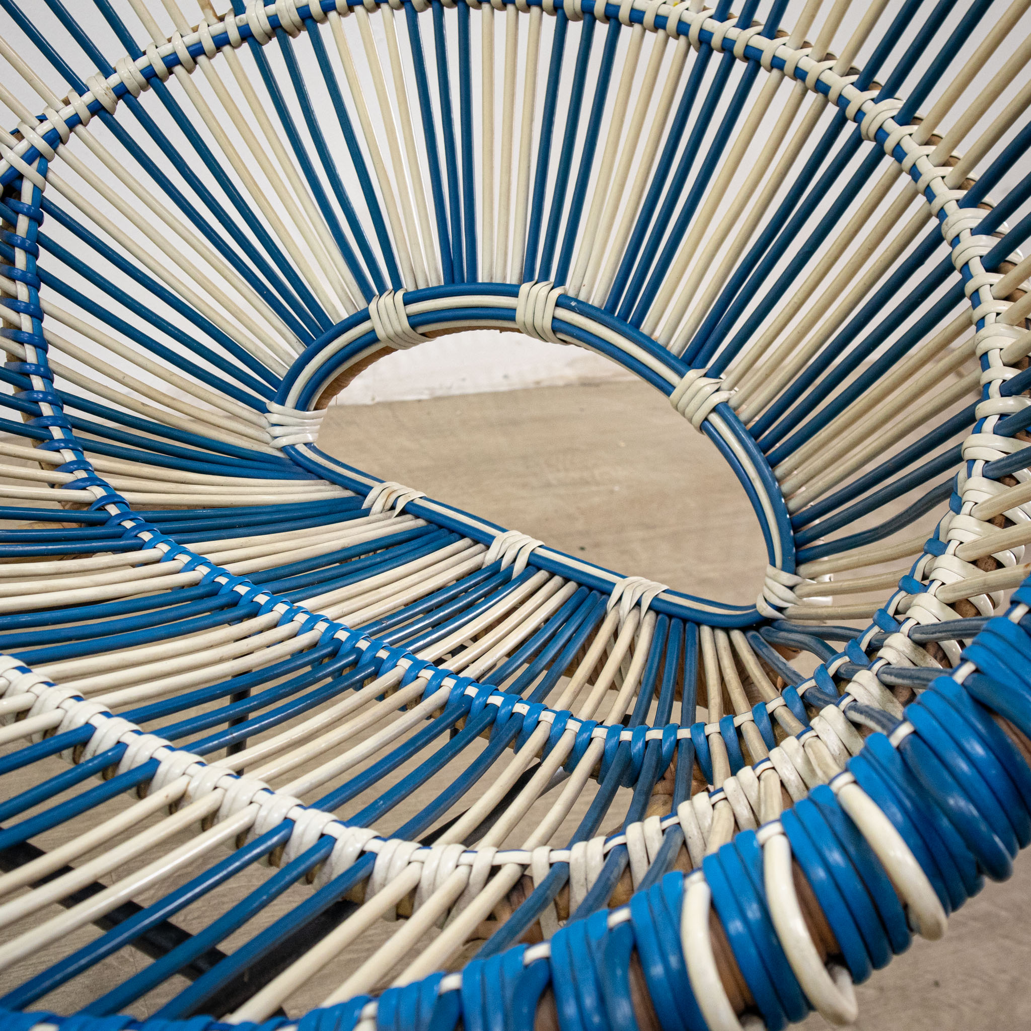 1950s Janine Abraham Basket Weave Chair
